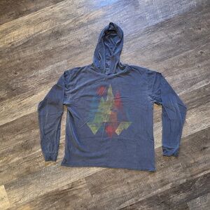 Men’s long sleeve shirt. Hoody. Large.